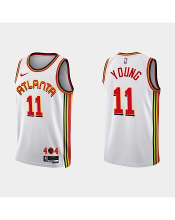 Atlanta Hawks Trae Young 11 2022-23 Association Edition White Men Jersey