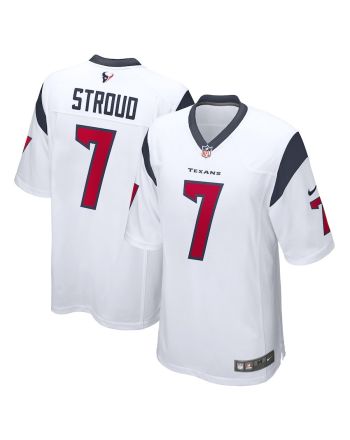 CJ Stroud 7 Houston Texans 2023 Draft First Round Pick Game Men Jersey - White