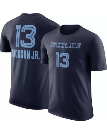 Jaren Jackson Jr. 13 Memphis Grizzlies Men T-Shirt - Navy