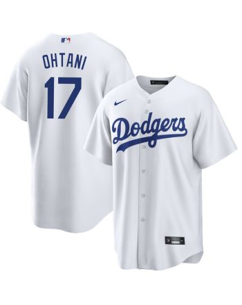 Shohei Ohtani 17 Los Angeles Dodgers Home Jersey - Men White Jersey