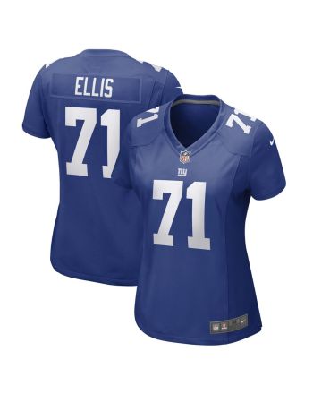 Justin Ellis New York Giants Women's Game Player Jersey - Royal