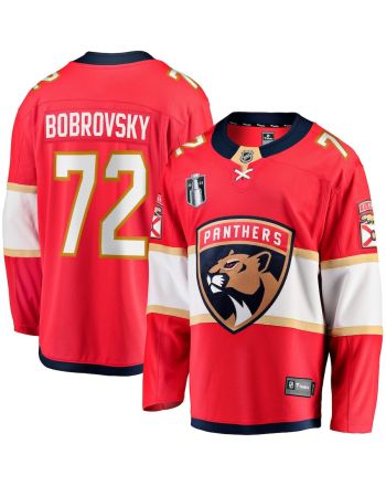 Sergei Bobrovsky 72 Florida Panthers 2023 Stanley Cup Final Home Breakaway Player Jersey - Red