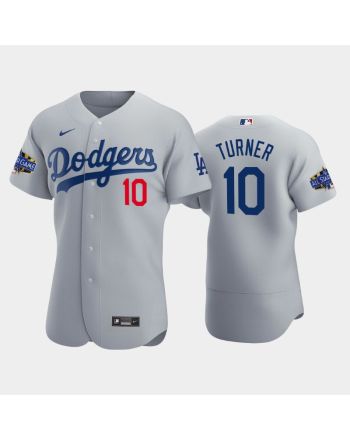 Los Angeles Dodgers Justin Turner 10 Alternate Gray 2022-23 All-Star Game Jersey