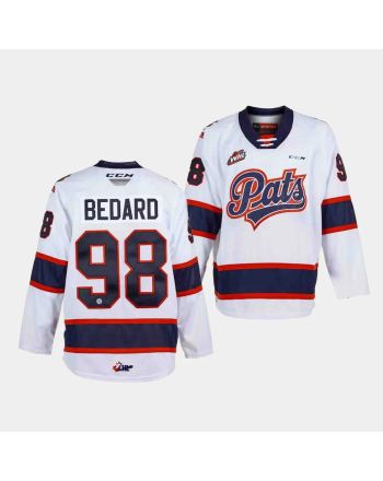 Connor Bedard 98 Regina Pats 2023 NHL Draft Youth Jersey- White