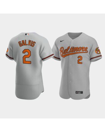 Freddy Galvis 2 Baltimore Orioles Gray Road Jersey Jersey