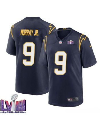 Kenneth Murray Jr. 9 Los Angeles Chargers Super Bowl LVIII Men Alternate Game Jersey - Navy