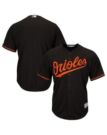 Baltimore Orioles Big And Tall Cool Base Team Jersey - Black