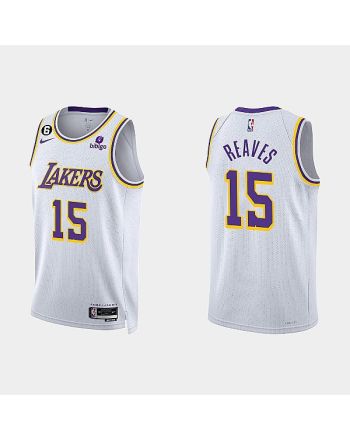 Los Angeles Lakers Austin Reaves 15 2022-23 Association Edition White Men Jersey Swingman