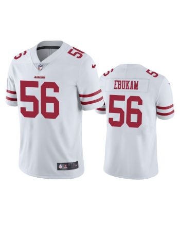 Samson Ebukam 56 San Francisco 49ers White Vapor Limited Jersey