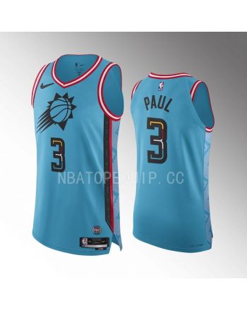 Chris Paul 3 Phoenix Suns 2022-23 City Edition Jersey Blue