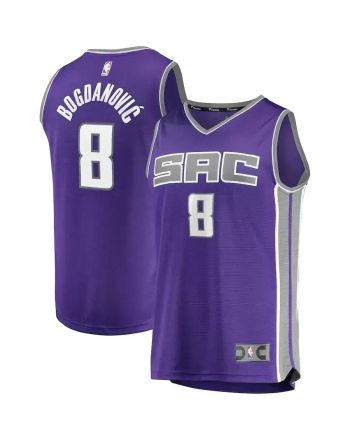 Bogdan Bogdanovic Sacramento Kings Fast Break Road Player Jersey - Purple