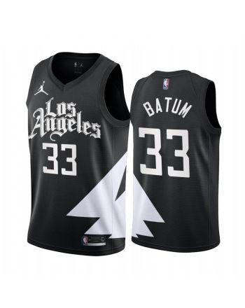 Los Angeles Clippers Nicolas Batum 33 2022-23 Statement Edition Black Jersey - Men Jersey