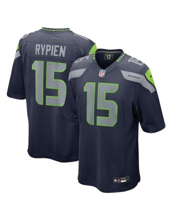 Brett Rypien 15 Seattle Seahawks Game Men Jersey - College Navy