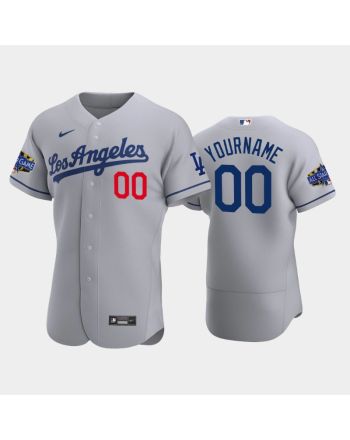 Los Angeles Dodgers Custom 00 Road Gray 2022-23 All-Star Game Jersey