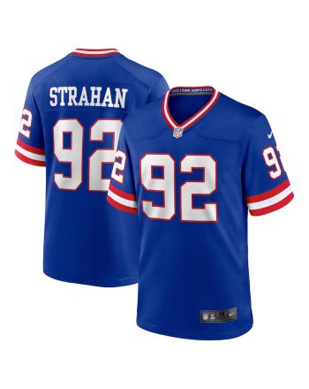 Michael Strahan 92 New York Giants Classic Retired Player Game Jersey - Royal