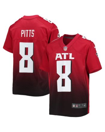 Kyle Pitts 8 Atlanta Falcons YOUTH Game Jersey - Red