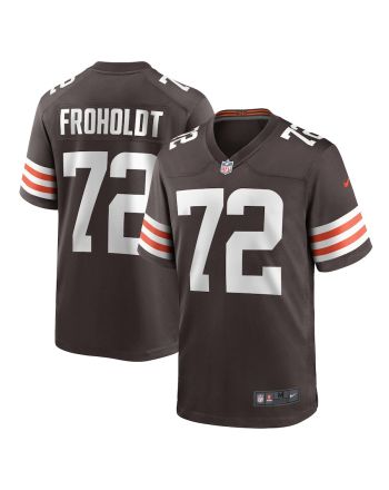 Hjalte Froholdt Cleveland Browns Game Player Jersey - Brown