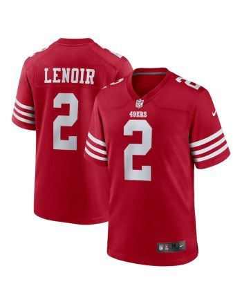 Deommodore Lenoir 2 San Francisco 49ers Men Game Jersey - Scarlet