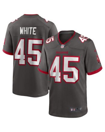 Devin White 45 Tampa Bay Buccaneers Game Jersey - Pewter