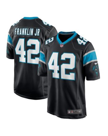 Sam Franklin Jr. 42 Carolina Panthers Men's Game Jersey - Black