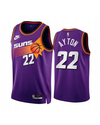 Deandre Ayton 2022-23 Phoenix Suns Purple 22 Classic Edition Jersey - Men Jersey