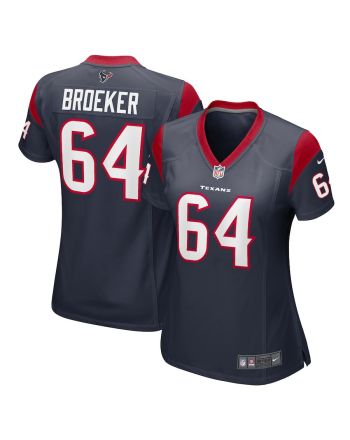 Nick Broeker 64 Houston Texans Women Team Game Jersey - Navy