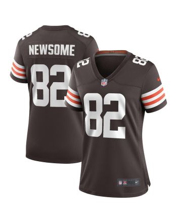 Ozzie Newsome 82 Cleveland Browns Women Game Retired Jersey - Brown