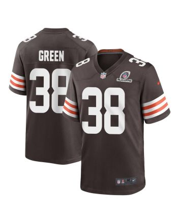 A.J. Green 38 Cleveland Browns 2023 Playoffs Patch Game Men Jersey - Brown