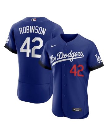 Jackie Robinson 42 Los Angeles Dodgers City Connect Player Elite Jersey - Royal