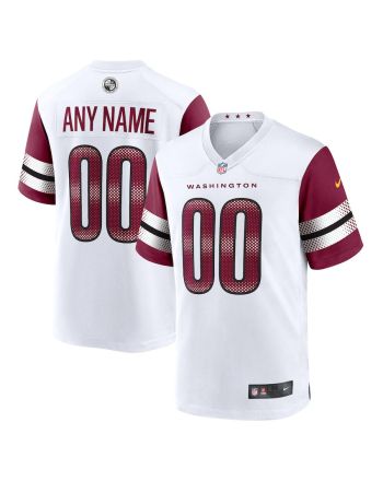 Washington Commanders Game Custom 00 Player Jersey - White