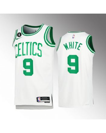 Boston Celtics Derrick White 9 2022-23 Association Edition White Jersey Honor Russell