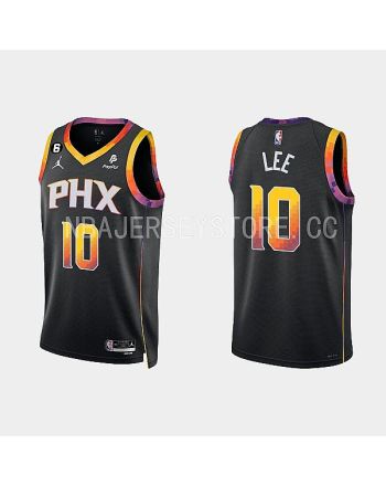 Phoenix Suns 10 Damion Lee 2022-23 Statement Edition Black Men Jersey