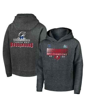 Tampa Bay Buccaneers NFC Conference Champions Dark Grey Pullover Hoodie