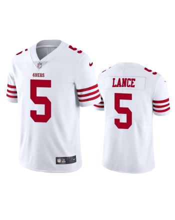 San Francisco 49ers Trey Lance 5 2022-23 Vapor Limited White Jersey - Men's