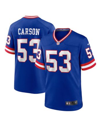 Harry Carson New York Giants Classic Retired Player Game Jersey - Royal