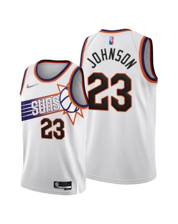 Phoenix Suns 23 Cameron Johnson 2022-23 Association Edition Jersey White - Men Jersey