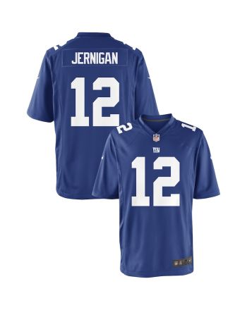 Jerrel Jernigan 12 New York Giants YOUTH Team Color Game Jersey - Royal