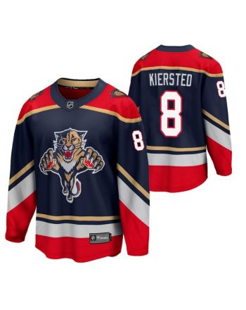 Florida Panthers Matt Kiersted 8 2023 Jersey Blue Reverse Retro Jersey Jersey