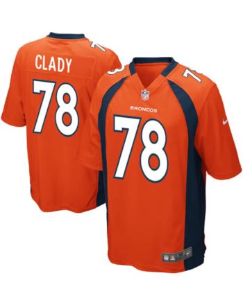 Ryan Clady 78 Denver Broncos YOUTH Team Color Game Jersey - Orange