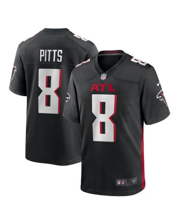 Kyle Pitts 8 Atlanta Falcons Game Jersey - Black