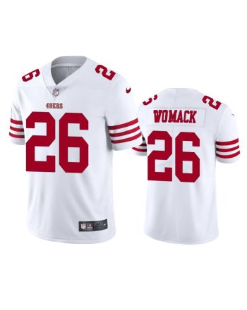 San Francisco 49ers Samuel Womack 26 White Vapor Limited Jersey