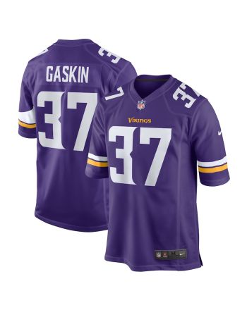 Myles Gaskin 37 Minnesota Vikings Men Team Game Jersey - Purple