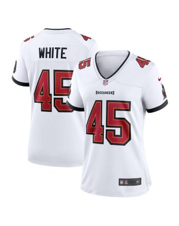 Devin White 45 Tampa Bay Buccaneers Women Game Jersey - White