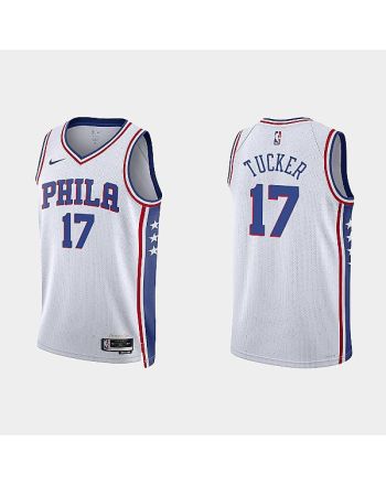 Philadelphia 76ers P.J. Tucker 17 2022-23 Association Edition White Men Jersey Swingman