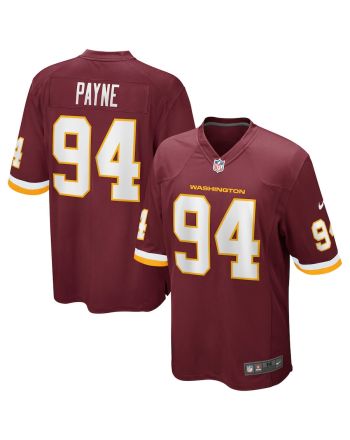 Daron Payne 94 Washington Commanders Football Team Men Game Jersey - Burgundy