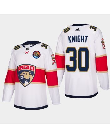 Spencer Knight 30 Florida Panthers 2023 All-Star Game Jersey White Equipment