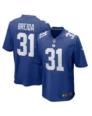 Matt Breida 31 New York Giants Game Jersey - Royal