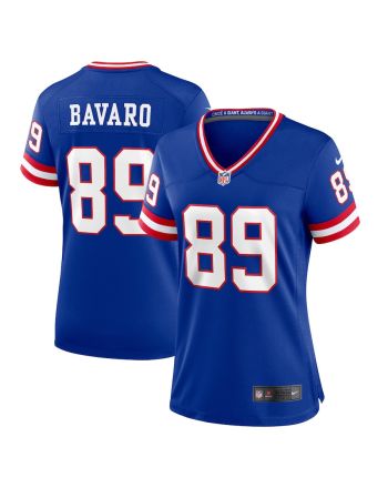 Mark Bavaro 89 New York Giants Women Classic Retired Game Jersey - Royal