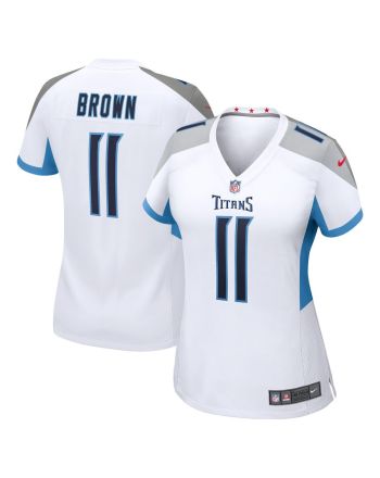 AJ Brown 11 Tennessee Titans Women Game Jersey - White