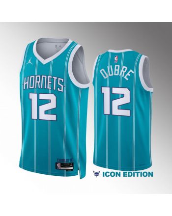 Kelly Oubre 12 Charlotte Hornets Teal Men Jersey 2022-23 Icon Edition Swingman